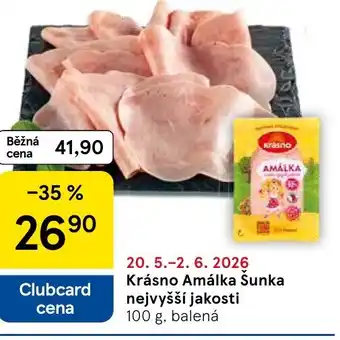 Tesco Krásno Amálka Sunka nejvyšší jakosti nabídka