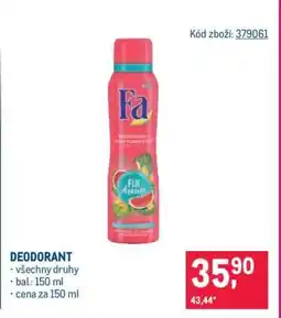 Makro Deodorant nabídka