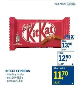 Makro KitKat 4 Fingers nabídka