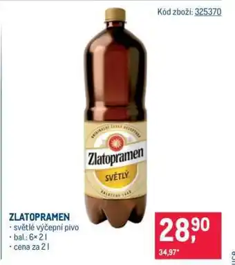 Makro Zlatopramen nabídka