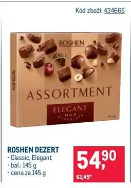 Makro Roshen dezert nabídka