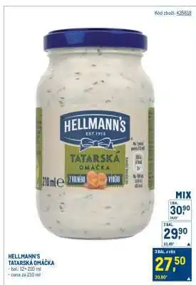 Makro Hellmann’s Tatarská omáčka nabídka