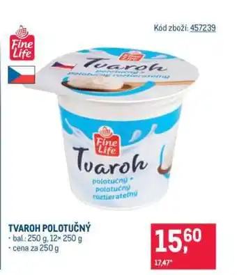 Makro Tvaroh polotučný nabídka