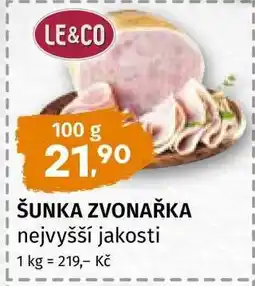 Terno Šunka Zvonařka nabídka