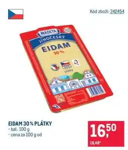 Makro Eidam 30% plátky nabídka