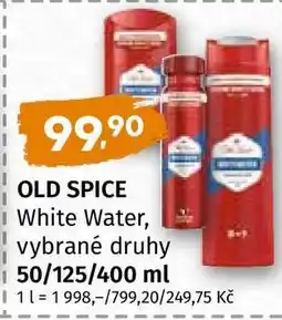 Terno OLD SPICE White Water, vybrané druhy nabídka