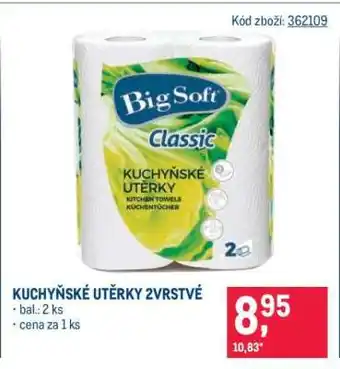 Makro Kuchyňské utěrky 2vrstvé nabídka
