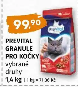 Terno PREVITAL GRANULE PRO KOČKY nabídka