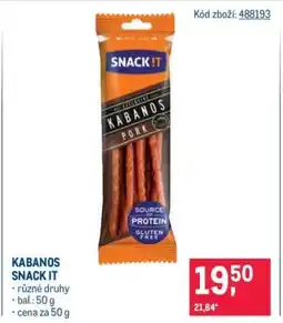 Makro KABANOS SNACK IT nabídka