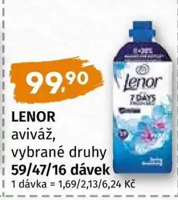 Terno LENOR aviváž vybrané druhy nabídka