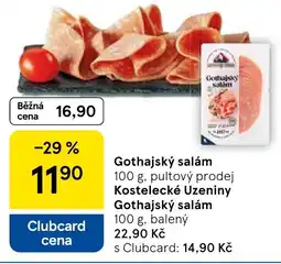 Tesco Gothajský salám nabídka