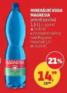 Penny Market Minerální voda Magnesia jemně perlivá 1,5 l nabídka