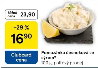 Tesco Pomazánka česneková se sýrem nabídka