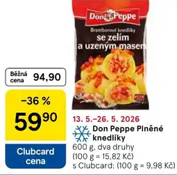 Tesco Don Peppe Plněné knedlíky nabídka