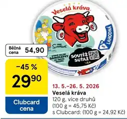 Tesco Veselá kráva nabídka