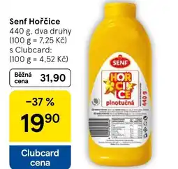 Tesco Senf Hořčice nabídka