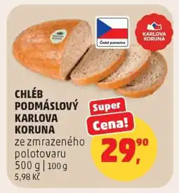 Penny Market CHLÉB PODMÁSLOVÝ KARLOVA KORUNA nabídka