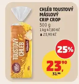 Penny Market Chléb toustový máslový Crip Crop nabídka