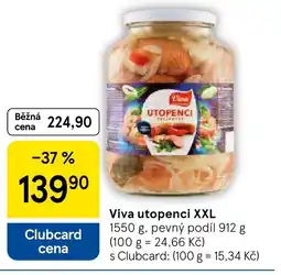 Tesco Viva utopenci XXL nabídka