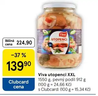 Tesco Viva utopenci XXL nabídka