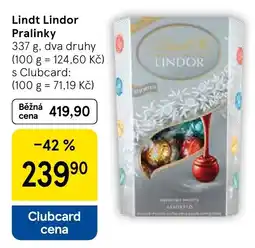 Tesco Lindt Lindor Pralinky nabídka