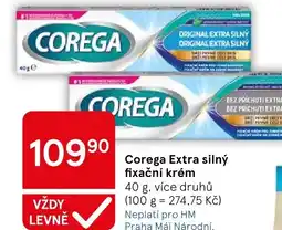 Tesco Corega Extra silný fixační krém nabídka