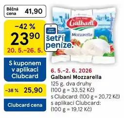 Tesco Galbani Mozzarella nabídka
