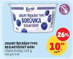 Penny Market JOGURT ŘECKÉHO TYPU BEZLAKTÓZOVÝ BONI nabídka