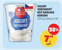 Penny Market Jogurt smetanový bílý Karlova Koruna nabídka