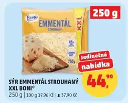 Penny Market SÝR EMMENTÁL STROUHANÝ XXL BONI nabídka
