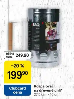Tesco Rozpalovač na dřevěné uhlí nabídka