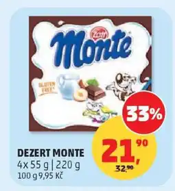 Penny Market Dezert Monte nabídka