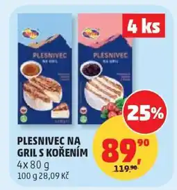 Penny Market Plesnivec na gril s kořením nabídka