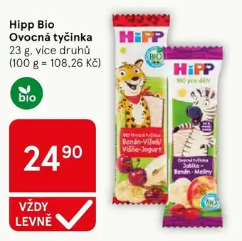 Tesco Hipp Bio Ovocná tyčinka nabídka