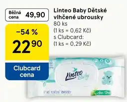 Tesco Linteo Baby Dětské vlhčené ubrousky nabídka