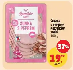 Penny Market ŠUNKA S PEPŘEM ŘEZNÍKŮV TALÍŘ 100 g nabídka