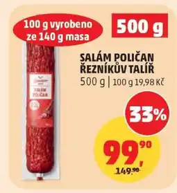Penny Market SALÁM POLIČAN ŘEZNÍKŮV TALÍŘ nabídka
