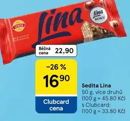Tesco Sedita Lina nabídka