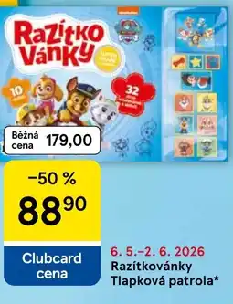 Tesco Razítkovánky Tlapková patrola nabídka