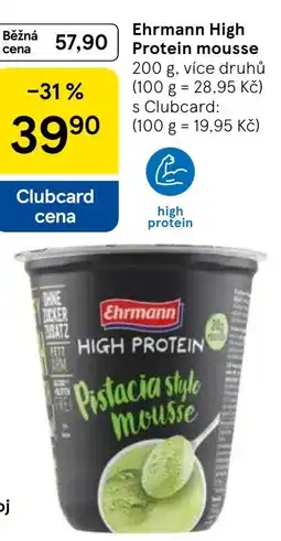 Tesco Ehrmann High Protein mousse nabídka