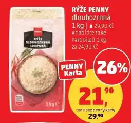 Penny Market RÝŽE PENNY dlouhozrnná 1 kg nabídka