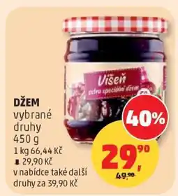 Penny Market DŽEM vybrané druhy nabídka
