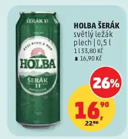 Penny Market HOLBA ŠERÁK světlý ležák plech | 0,5 l nabídka