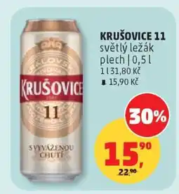 Penny Market KRUŠOVICE 11 světlý ležák plech | 0,5 l nabídka
