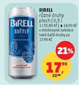 Penny Market BIRELL různé druhy plech nabídka