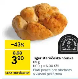 Tesco Tiger staročeská houska nabídka
