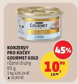 Penny Market KONZERVY PRO KOČKY GOURMET GOLD nabídka