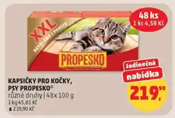 Penny Market KAPSIČKY PRO KOČKY, PSY PROPESKO nabídka