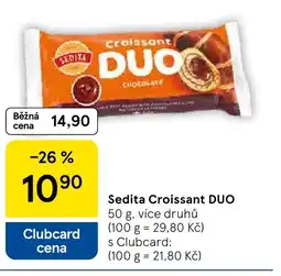 Tesco Sedita Croissant Duo nabídka