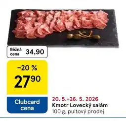 Tesco Kmotr Lovecký salám nabídka